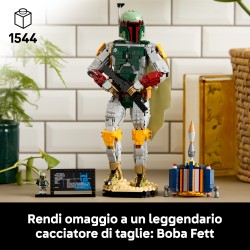 LEGO Star Wars 75455 Boba Fett Action Figure, Kit Modellismo per Adulti con Minifigure, Regalo Fan del Ritorno dello Jedi