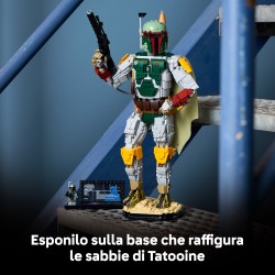 LEGO Star Wars 75455 Boba Fett Action Figure, Kit Modellismo per Adulti con Minifigure, Regalo Fan del Ritorno dello Jedi