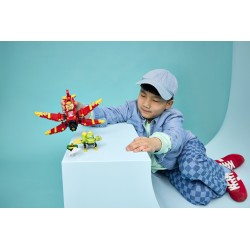 LEGO Sonic the Hedgehog 77119 Tornado-1 di Tails, Aereo Giocattolo con 2 Personaggi e Smeraldo del Caos, Regalo per Gamer 8+