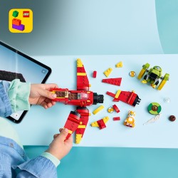 LEGO Sonic the Hedgehog 77119 Tornado-1 di Tails, Aereo Giocattolo con 2 Personaggi e Smeraldo del Caos, Regalo per Gamer 8+