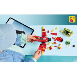 LEGO Sonic the Hedgehog 77119 Tornado-1 di Tails, Aereo Giocattolo con 2 Personaggi e Smeraldo del Caos, Regalo per Gamer 8+