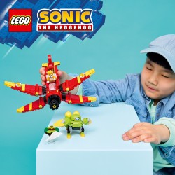 LEGO Sonic the Hedgehog 77119 Tornado-1 di Tails, Aereo Giocattolo con 2 Personaggi e Smeraldo del Caos, Regalo per Gamer 8+
