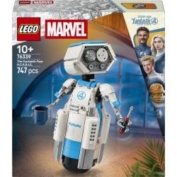 LEGO ǀ Marvel 76339 I Fantastici Quattro H.E.R.B.I.E. Action Figure di Robot Giocattolo da Collezione, Regalo per Bambini 10+