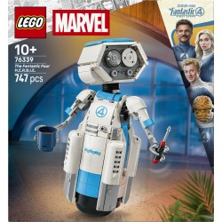 LEGO ǀ Marvel 76339 I Fantastici Quattro H.E.R.B.I.E. Action Figure di Robot Giocattolo da Collezione, Regalo per Bambini 10+