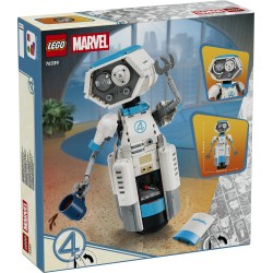 LEGO ǀ Marvel 76339 I Fantastici Quattro H.E.R.B.I.E. Action Figure di Robot Giocattolo da Collezione, Regalo per Bambini 10+
