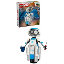 LEGO ǀ Marvel 76339 I Fantastici Quattro H.E.R.B.I.E. Action Figure di Robot Giocattolo da Collezione, Regalo per Bambini 10+