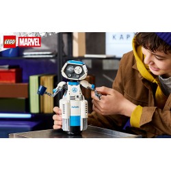 LEGO ǀ Marvel 76339 I Fantastici Quattro H.E.R.B.I.E. Action Figure di Robot Giocattolo da Collezione, Regalo per Bambini 10+