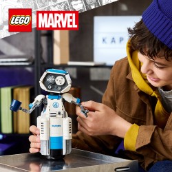 LEGO ǀ Marvel 76339 I Fantastici Quattro H.E.R.B.I.E. Action Figure di Robot Giocattolo da Collezione, Regalo per Bambini 10+
