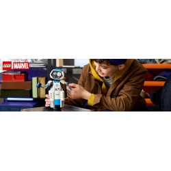 LEGO ǀ Marvel 76339 I Fantastici Quattro H.E.R.B.I.E. Action Figure di Robot Giocattolo da Collezione, Regalo per Bambini 10+