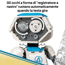 LEGO ǀ Marvel 76339 I Fantastici Quattro H.E.R.B.I.E. Action Figure di Robot Giocattolo da Collezione, Regalo per Bambini 10+