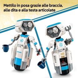 LEGO ǀ Marvel 76339 I Fantastici Quattro H.E.R.B.I.E. Action Figure di Robot Giocattolo da Collezione, Regalo per Bambini 10+