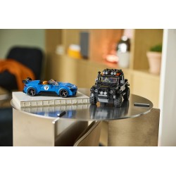 LEGO Speed Champions 77264 Jaguar Project 7 e Land Rover Defender, Set con 2 Macchine Giocattolo e 2 Minifigure, Regalo 10+