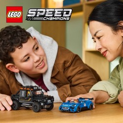 LEGO Speed Champions 77264 Jaguar Project 7 e Land Rover Defender, Set con 2 Macchine Giocattolo e 2 Minifigure, Regalo 10+