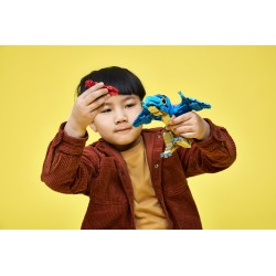 LEGO Jurassic World 77977 Dinosauro Bebè: Pteranodonte, Giocattolo Interattivo con Action Figure e Calamaro, Regalo da 7+