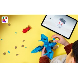 LEGO Jurassic World 77977 Dinosauro Bebè: Pteranodonte, Giocattolo Interattivo con Action Figure e Calamaro, Regalo da 7+
