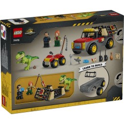 LEGO Jurassic World 77978 Camion da Trasporto per il Giovane T. Rex, Giocattolo con Dinosauro, ATV e 2 Minifigure, Regalo 4+