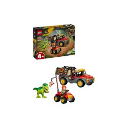 LEGO Jurassic World 77978 Camion da Trasporto per il Giovane T. Rex, Giocattolo con Dinosauro, ATV e 2 Minifigure, Regalo 4+