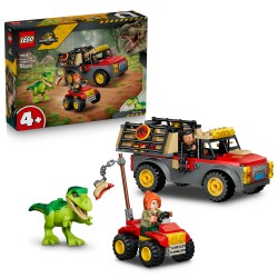 LEGO Jurassic World 77978 Camion da Trasporto per il Giovane T. Rex, Giocattolo con Dinosauro, ATV e 2 Minifigure, Regalo 4+