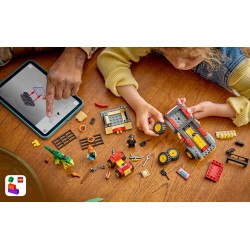 LEGO Jurassic World 77978 Camion da Trasporto per il Giovane T. Rex, Giocattolo con Dinosauro, ATV e 2 Minifigure, Regalo 4+