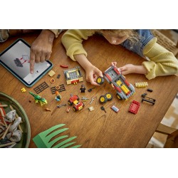 LEGO Jurassic World 77978 Camion da Trasporto per il Giovane T. Rex, Giocattolo con Dinosauro, ATV e 2 Minifigure, Regalo 4+