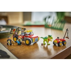 LEGO Jurassic World 77978 Camion da Trasporto per il Giovane T. Rex, Giocattolo con Dinosauro, ATV e 2 Minifigure, Regalo 4+