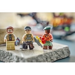 LEGO Jurassic World 77983 Attacco alla Barca del Dinosauro Mosasaurus, Giocattolo con Nave, Dinosauro e Elicottero, Regalo 7+