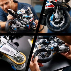 LEGO Technic 42130 BMW M 1000 RR, Moto per Adulti da Costruire, Idea Regalo da Collezione, Modellino Replica Superbike