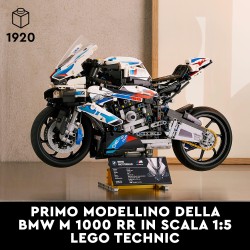 LEGO Technic 42130 BMW M 1000 RR, Moto per Adulti da Costruire, Idea Regalo da Collezione, Modellino Replica Superbike