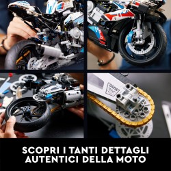 LEGO Technic 42130 BMW M 1000 RR, Moto per Adulti da Costruire, Idea Regalo da Collezione, Modellino Replica Superbike