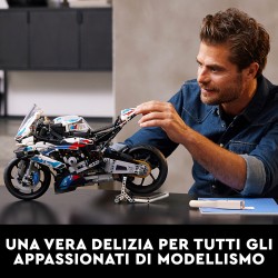 LEGO Technic 42130 BMW M 1000 RR, Moto per Adulti da Costruire, Idea Regalo da Collezione, Modellino Replica Superbike
