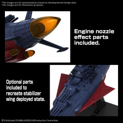 Bandai Model Kit - Yamato 3199 Mecha Collection United Nations Cosmo Force Bby-01 Space Battleship