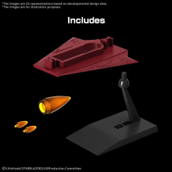 Bandai Model Kit - Yamato 3199 Mecha Collection United Nations Cosmo Force Bby-01 Space Battleship