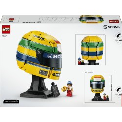 LEGO 43024 Editions Casco Ayrton Senna, Merch da F1 con Minifigure da Collezione, PREORDINE - CONSEGNA SETTEMBRE 20266