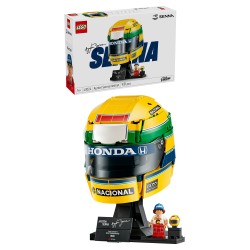 LEGO 43024 Editions Casco Ayrton Senna, Merch da F1 con Minifigure da Collezione, PREORDINE - CONSEGNA SETTEMBRE 20266
