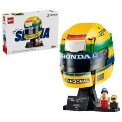 LEGO 43024 Editions Casco Ayrton Senna, Merch da F1 con Minifigure da Collezione, PREORDINE - CONSEGNA SETTEMBRE 20266