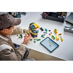 LEGO 43024 Editions Casco Ayrton Senna, Merch da F1 con Minifigure da Collezione, PREORDINE - CONSEGNA SETTEMBRE 20266