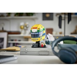 LEGO 43024 Editions Casco Ayrton Senna, Merch da F1 con Minifigure da Collezione, PREORDINE - CONSEGNA SETTEMBRE 20266