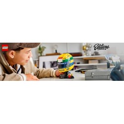 LEGO 43024 Editions Casco Ayrton Senna, Merch da F1 con Minifigure da Collezione, PREORDINE - CONSEGNA SETTEMBRE 20266