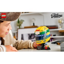 LEGO 43024 Editions Casco Ayrton Senna, Merch da F1 con Minifigure da Collezione, PREORDINE - CONSEGNA SETTEMBRE 20266