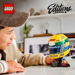 LEGO 43024 Editions Casco Ayrton Senna, Merch da F1 con Minifigure da Collezione, PREORDINE - CONSEGNA SETTEMBRE 20266