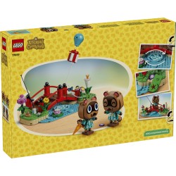 LEGO 77059 Animal Crossing Una Giornata all'Aria Aperta per Mirco e Marco, Action Figure di Procioni con Accessori, Regalo 10+