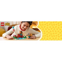 LEGO 77059 Animal Crossing Una Giornata all'Aria Aperta per Mirco e Marco, Action Figure di Procioni con Accessori, Regalo 10+