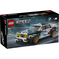 LEGO 77263 Speed Champions BMW M3 (E30), Macchina Giocattolo con Minifigure da Collezione, Regalo per Bambini e Fan da 9 Anni