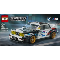 LEGO 77263 Speed Champions BMW M3 (E30), Macchina Giocattolo con Minifigure da Collezione, Regalo per Bambini e Fan da 9 Anni
