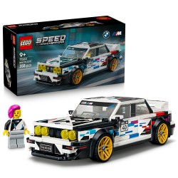 LEGO 77263 Speed Champions BMW M3 (E30), Macchina Giocattolo con Minifigure da Collezione, Regalo per Bambini e Fan da 9 Anni