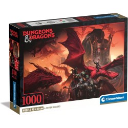 Clementoni Puzzle - Puzzle 1000 Pezzi - Dungeons & Dragons