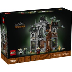 LEGO Icons 11383 Maniero della Sindaca, Modellino di Casa per Adulti con Interni in Stile Gotico e 3 Minifigure, Idea Regalo