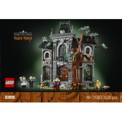 LEGO Icons 11383 Maniero della Sindaca, Modellino di Casa per Adulti con Interni in Stile Gotico e 3 Minifigure, Idea Regalo