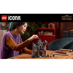LEGO Icons 11383 Maniero della Sindaca, Modellino di Casa per Adulti con Interni in Stile Gotico e 3 Minifigure, Idea Regalo