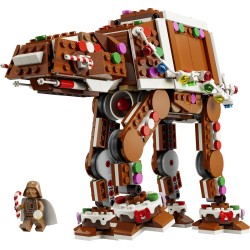LEGO Star Wars 40806 Walker AT-AT Pan di Zenzero, Gioco di Natale con Minifigure di Darth Vader, Regalo Natalizio Bambini 10+